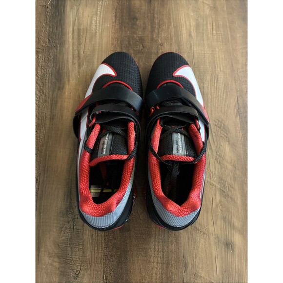 Nike Romaleos 4 Weightlifting Shoes Men Size 10 Red White Black CD3463-003